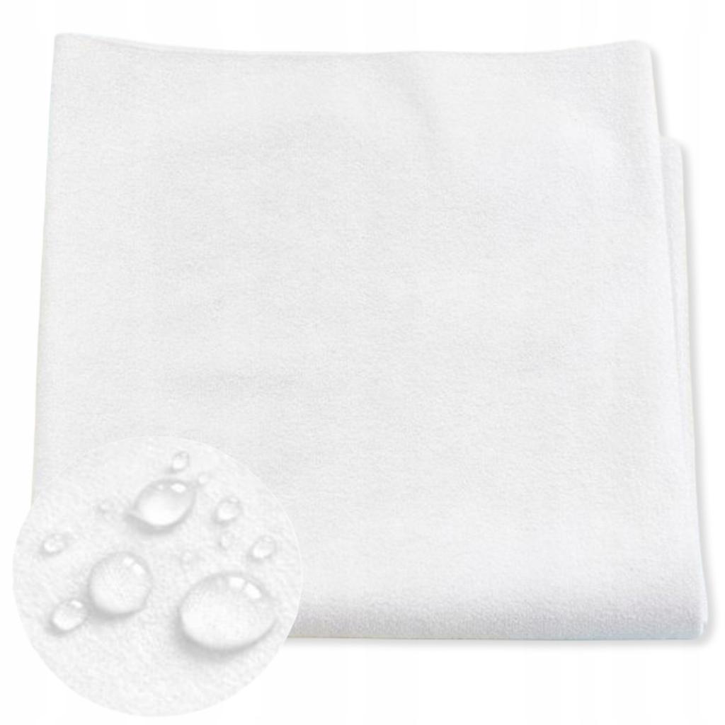 Waterproof Mat 120X60 Waterproof Terry Bed Base White
