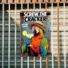Vintage Parrot Cocktail Metal Sign Retro Bar Wall Decor Kitchen Plaque