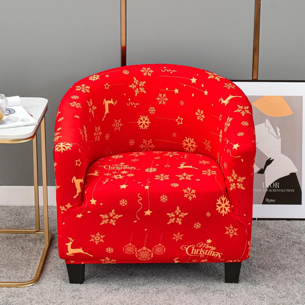 Elastic Club Chair Covers For Armchairs Stretch Sofa Slipcovers Removable Sofa Couch Cover For Bar Counter Living Room Reception