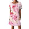 Women's Dresses T-Shirt Dresses With Pockets Solid Color Casual Beach Dresses