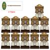 11/12pcs Medieval Military Rome War Action Figures Army Figures Building Blocks Helmet Weapons Accessories Kids for Toys Gifts