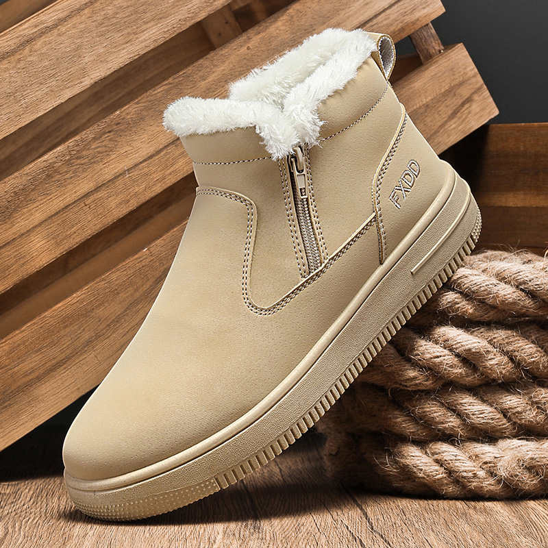 Moda Slip On Uomo Antifreddo Sneakers Lunghe Scarpe Retro Stivali Alti Senza Tacco Sport Super Marca Tipo Lofer Sapatenis Classico