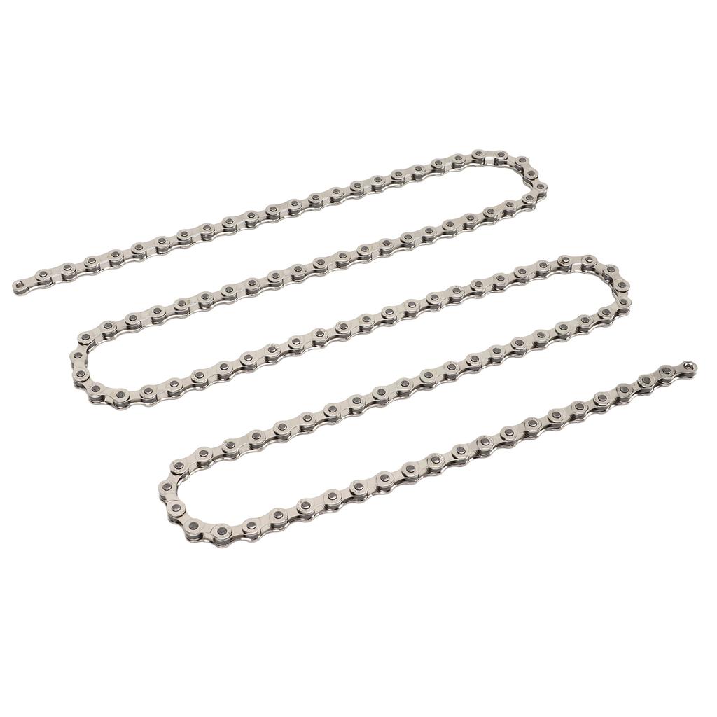 116 Link Mountain Bicycle Chain Silver 8 Speed High Carbon Steel Bike Chain Replacement for Cycling
