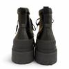 Great HERMES boots BOTTILLONS U-tip lace-up black leather mens 40 Used