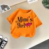 Children's Casual Short-sleeved T-shirt, Summer Girls' Loose T-shirt