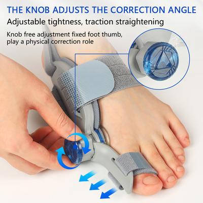 Bunion Corrector Adjustable Hallux Valgu Big Toe Valgus Corrector Rotatable Toe Corrector Straightener Adjustable Toe Correction