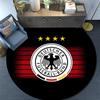 Germany Round Area Rug,Carpet Rug for Living Room Bedroom Sofa Playroom Decor,Non-slip Floor Mat