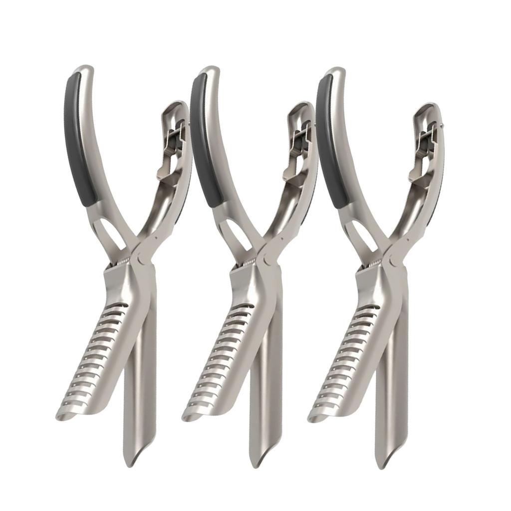 Professional BBQ Rib Skinner Kitchen Gadget Steel Construction For Perfect Rib Membrane Removal Ergonomic Clamp Tool