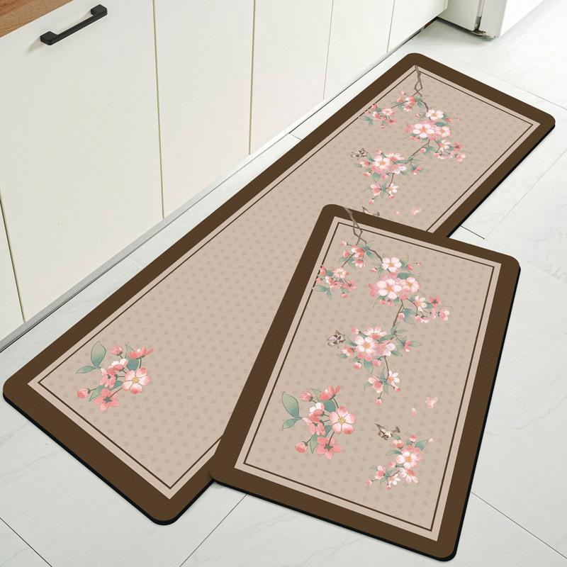 

Новый китайский кухонный коврик для пола, впитывающий маслоотталкивающий, протираемый, чистый, диатомовый, быстросохнущий, нескользящий коврик, ковер Ink Air 40*60