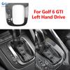 Car Accessories Carbon Fiber Pattern Central Control Gear Shift Panel Cover Trim For VW Golf 6 MK6 GTI 2008 -