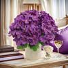 DIY Floral Materials Foam Flower Bouquet Silk Cloth Hydrangea Home Decoration  Photography Props