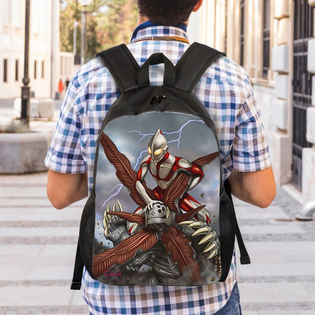 Ultraman Backpack Girl Polyester Daily Backpacks Print Funny School Bags Rucksack
