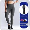 Høy midje dame yoga leggings - Rumpløft, Hurtigtørkende, Pustende, Elastisk kompresjons treningstights