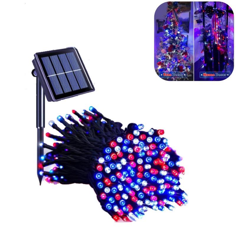 50LED/20LED Solar String Lights Outdoor Waterproof Fairy Lights String 8 Mode for Home Gardens Wedding Party Outdoor Tree Decorations 7m/5m