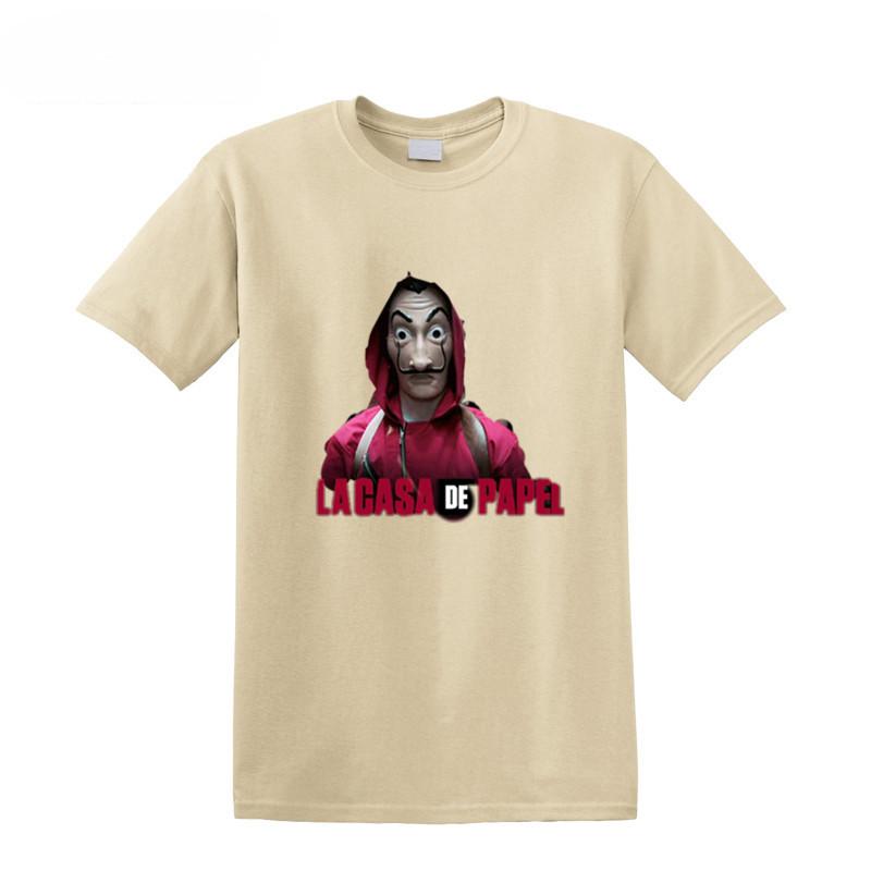 Famous House Of Paper Money Heist La Casa De Papel T Shirt Short Sleeve T Shirt XL