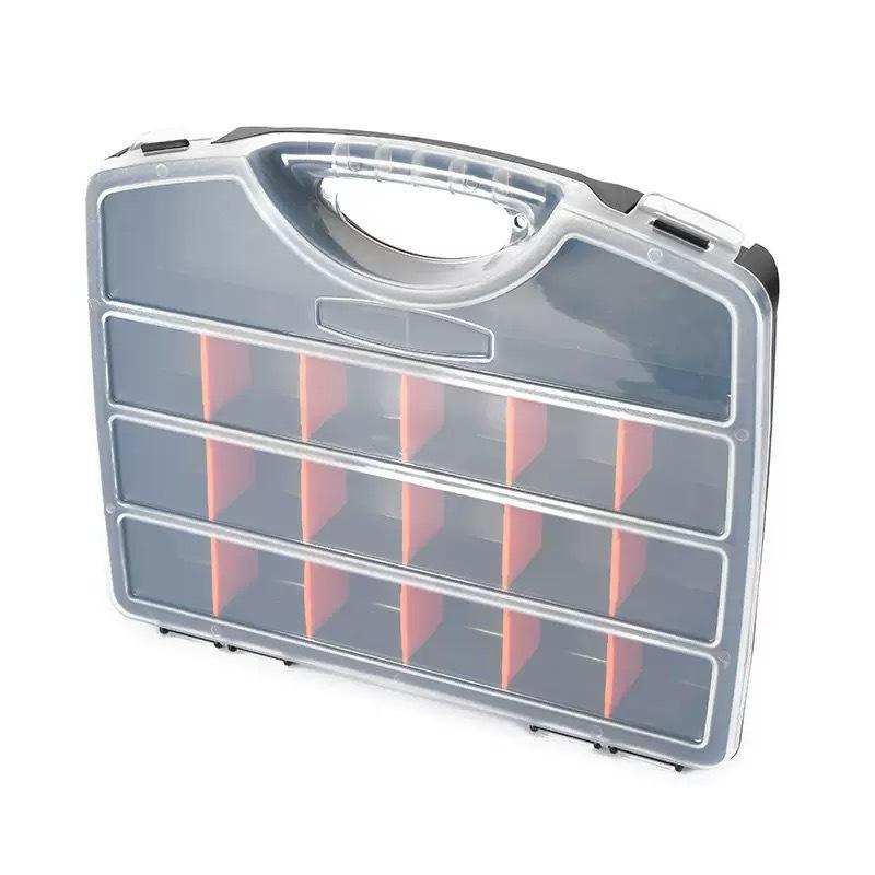 1 Pcs Plastic Tool Organizer Box Thickened Compartment Case For Screws Drill Bits Parts Storage