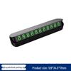 Movable Car Parking Number Plate with Hidden Design and Gift-Printed Logo