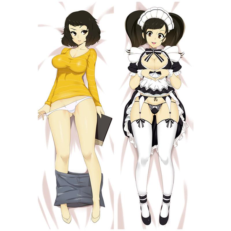 60x180cm Anime PSP Game Persona 5 Pillow Cover P5 Dakimakura Case Tricot 3D Double-sided Bedding Hugging Body Pillowcase