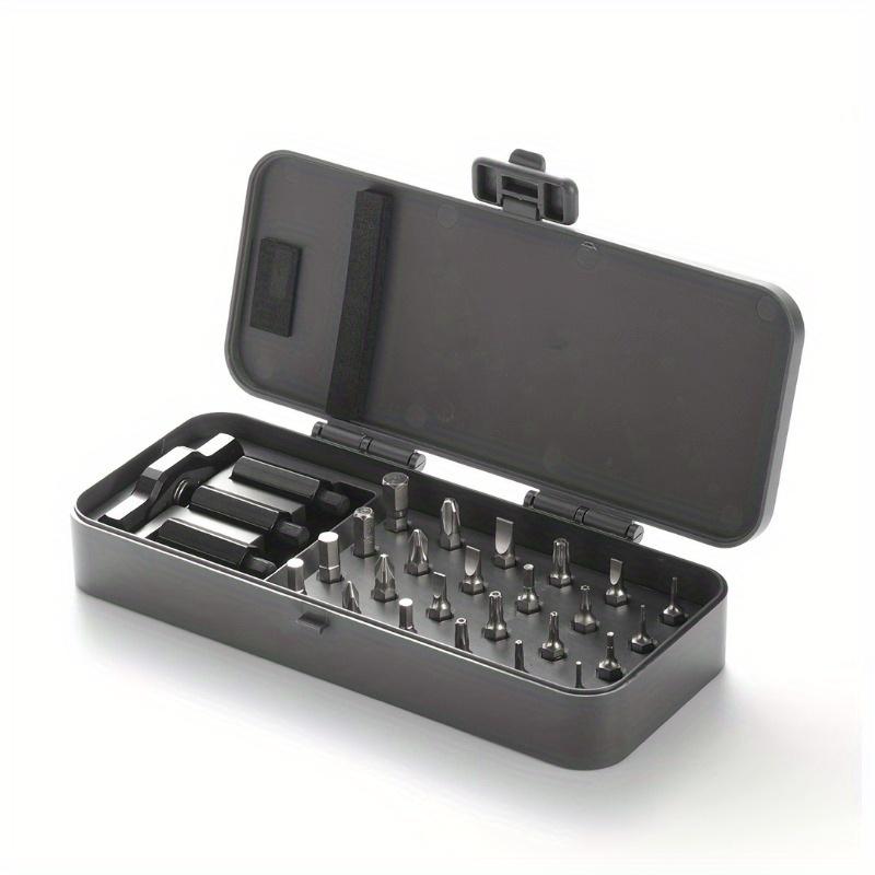 

Многофункциональный набор отверток с трещоткой 24-в-1, Металлическая конструкция, Ручное управление, Не требует электричества, Прочный инструмент для дома и офиса 24pc чёрный