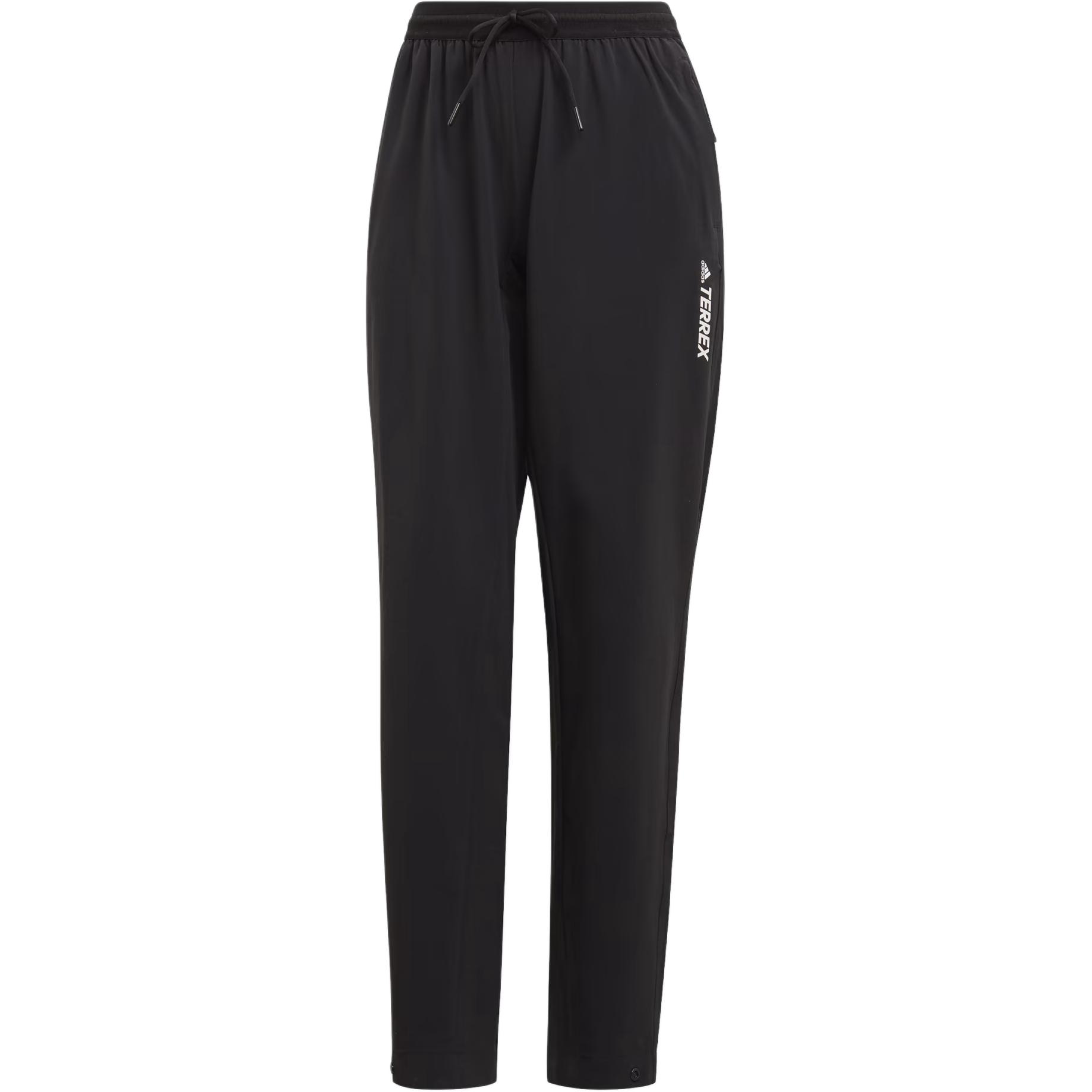 

Adidas Logo Solid Color Outdoor Sports Long Bottoms Women Bottoms Black GI7176 M