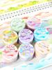 1 Roll Of Cartoon Dreamy Cloud Pattern Adhesive Tape Sticker, Versatile Adhesive Tape, Hand Account Sticker Material, Suitable For Diary Scrapbook, 