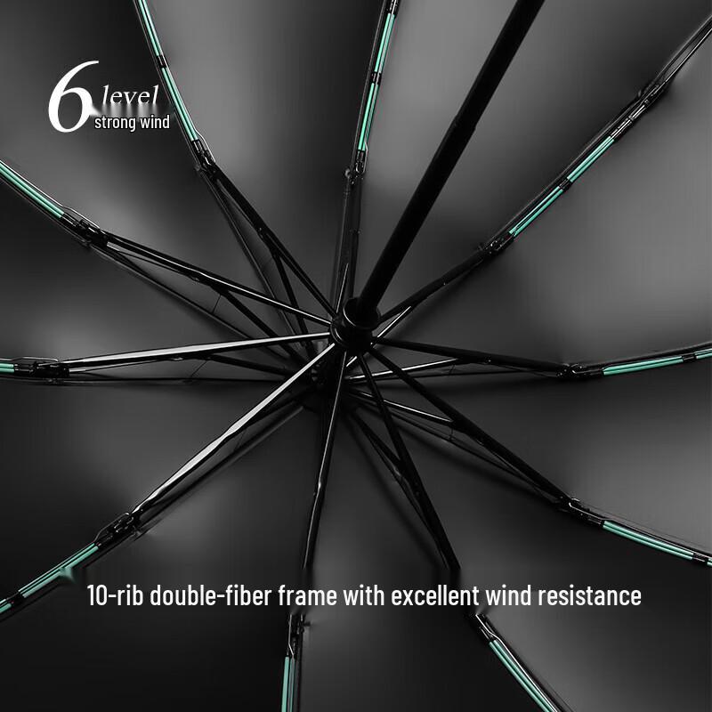 XuQing 10-Rib Automatic Reverse Sun/Rain Umbrella