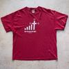 Vintage Jesus Delta Graphic T-Shirt Mens XL Red Can You Hear Me Now Tee Unisex T-Shirt