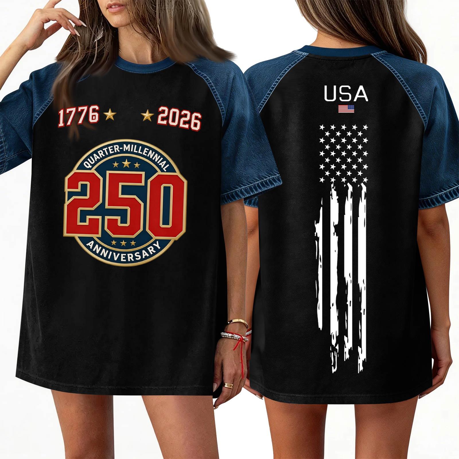 

Женский джинсовый пэчворк топ, повседневная удобная футболка с коротким рукавом, модная для весны и лета. L чёрный