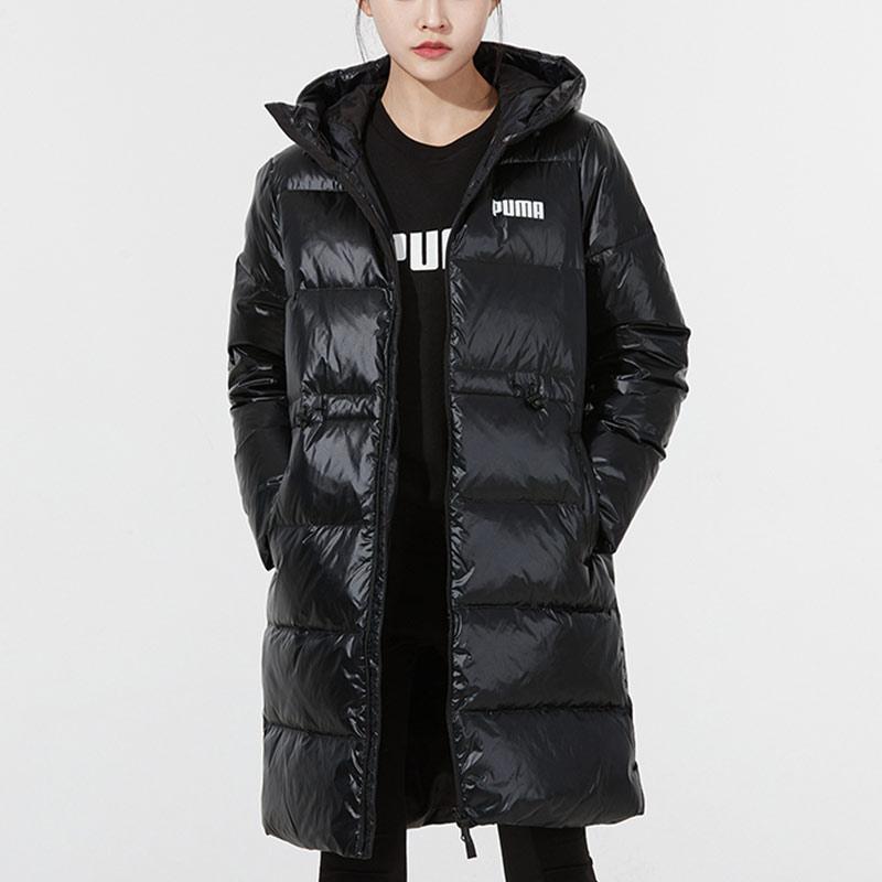 PUMA Women's Short Hooded Down Jacket Black 846334-01
