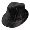 Men Women Jazz Hat Sequins Party Carnival Hat Stage Dance Performance Adults Hip Hop Cap Disco Glitter Costume Unisex Hats