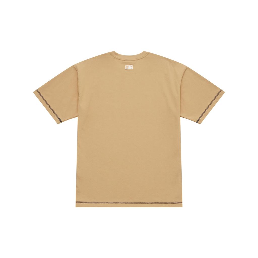 MLB New York Yankees Basic Collection SS25 T-Shirt Unisex Hellbraun 3ATSB1153-50CAL