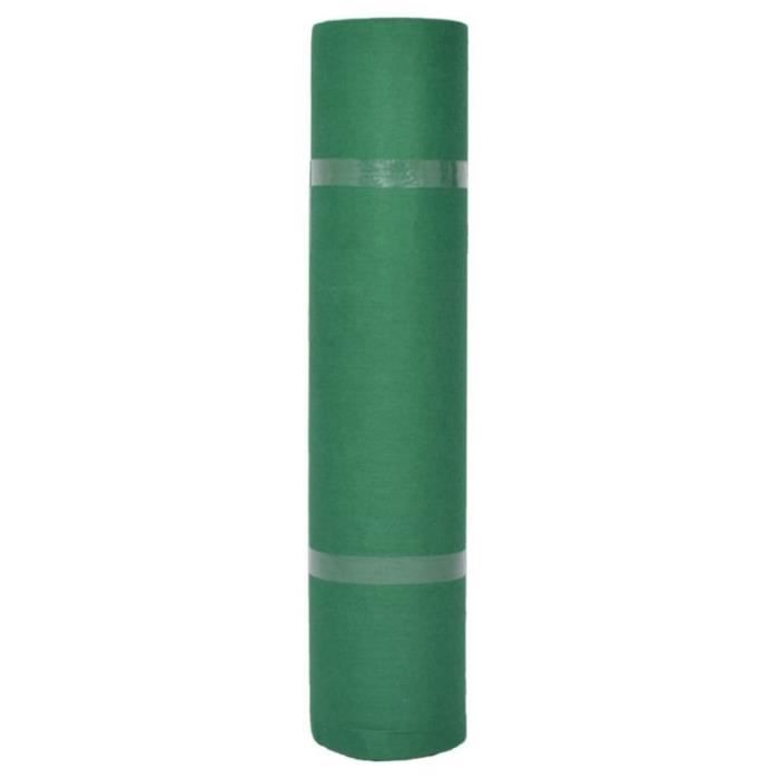 Tapis - vidaXL - 1,2x12 m - Vert - Polyester - Réutilisable