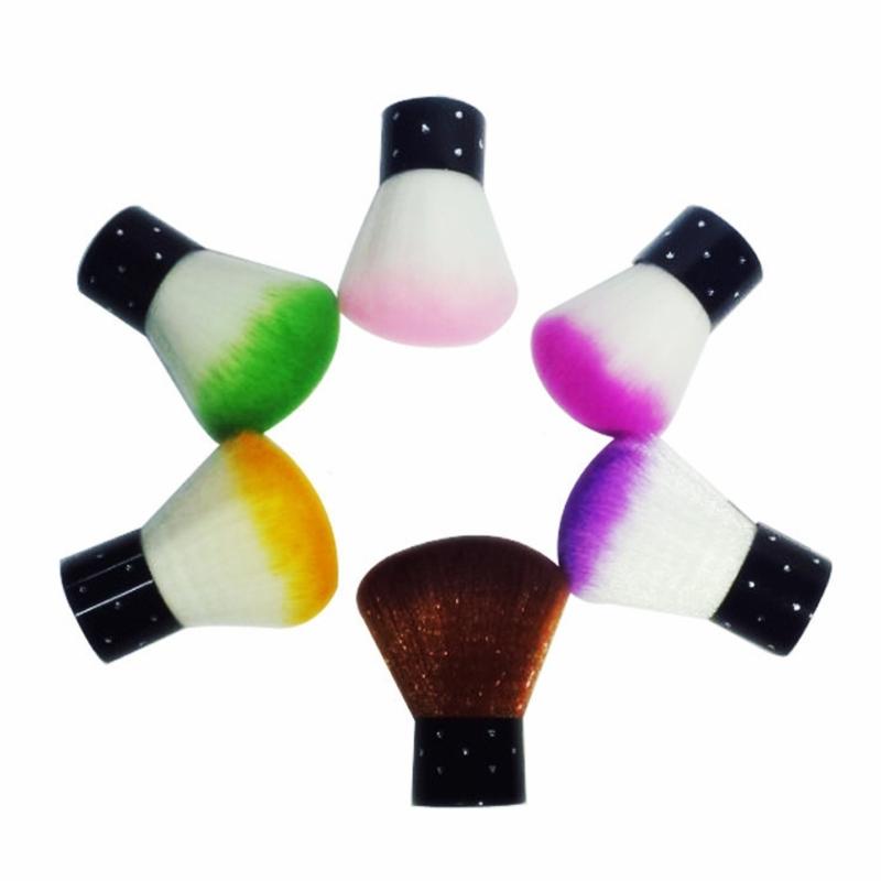 Nail Dust Cleaning Brush With Soft Fibers Comfort Grip Nail Brush For Hand Feet Nail Hygiene And Detailed Cleaning