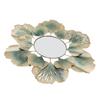 Wall Mirrors Modern Simple Decorative Wear Resistant Colorfast Ginkgo Leaf Wall Mounted Mirrors for Bedroom Living Room