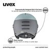 Uvex Visor Glasses Size Wanted Visor Cm Ski/Snowboard Helmet, Compatible, Dial-Type Adjustment, / 58-61