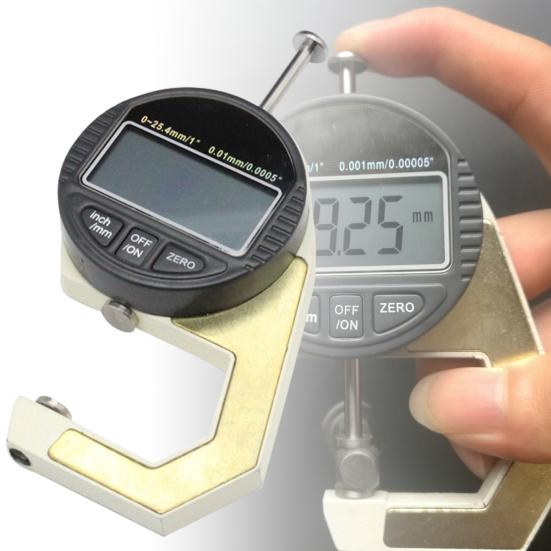 

Портативный цифровой дисплей точный измерительный инструмент из искусственной кожи толщиномер