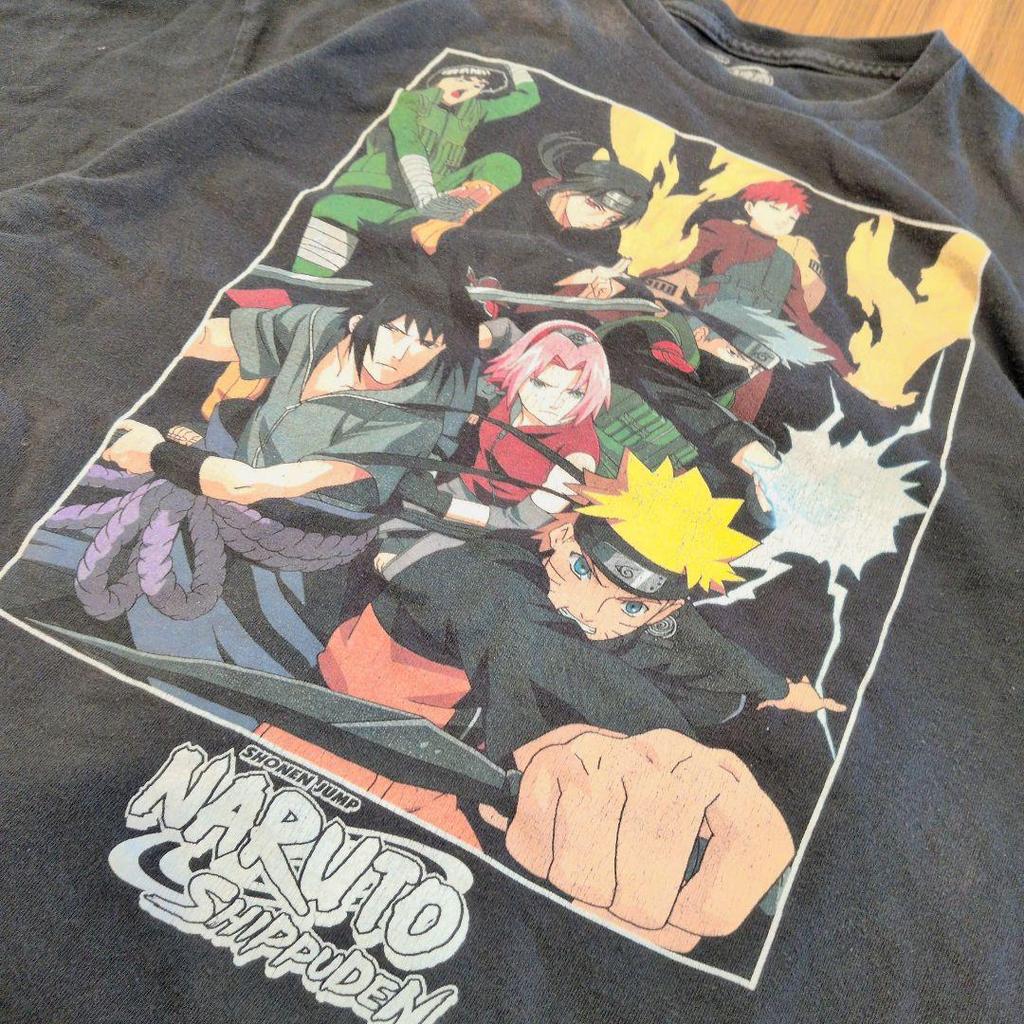 [USED] Rare 2002 Early Naruto Official Anime T-Shirt