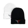 Autumn And Winter Warm Cow Head Embroidery Pullover Hat Embroidery Knitted Hat Pullover Hat Hip Hop Wool Hat