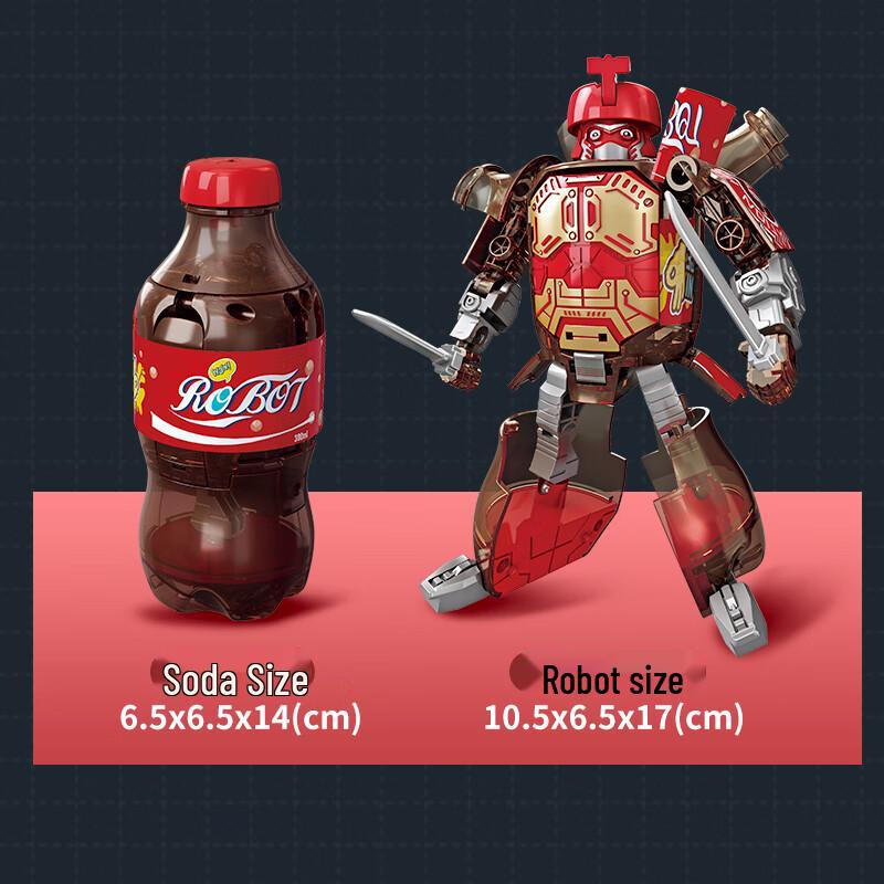 Babe Fairy Soda Transforming Robot Toy