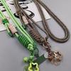 Chain Rope Mobile Phone Back Clip Holder Auspicious Cloud Pattern Mobile Phone Lanyard  Smartphones