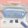 Compact Student Pen Organizer With Polyester Fabric And Large Capacity For Girls