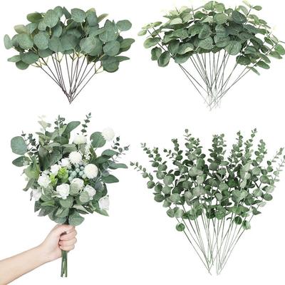 Diy Hand Bouquet Simulation Bouquet Vase Illustration Simulation Green Plant Wedding Home Arrangement Simulation Flower Decoration