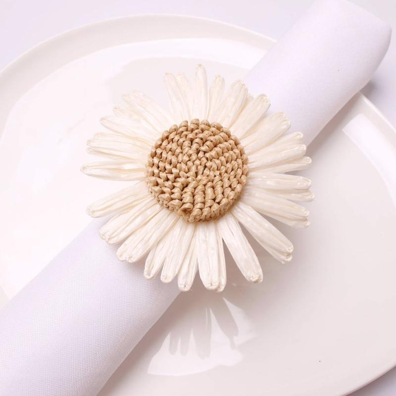 Set Of 6 Handmade Flower Designs Table Holders Elegant Table Holders Perfect For Enhancing Dining Experience