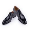 Fashion Classic Brogue Shoe Men's Business Suits Matches New Style Genuine Cowhide Handmade Formal Office Wedding Party Mans Dress Shoes