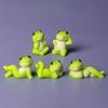 Creative DIY Cartoon, Funny Frog Doll, Micro Landscape Accessory Parts, Resin Crafts, Car Desktop Ornaments