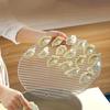Dumpling Storage Plate Dumpling Storage Container Holders Large Capacity Dumpling Tray For Pasta Dumplings Vegetables