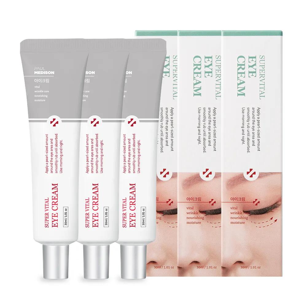 PAUL MEDISON Super Vital Anti-Wrinkle Functional Peptide Eye Cream 30ml, 3 Pieces
