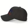 Proud to Be An American Baseball Cap Patriotic Stars Motif Casual Adjustable Polyester Hat for Men Women