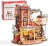 ROKR 3D Music Box Puzzle for Adults, Wooden Mechanical Model Kits, DIY Assembly Toys, Birthday Gifts, Dream Gift Factory, EAB01