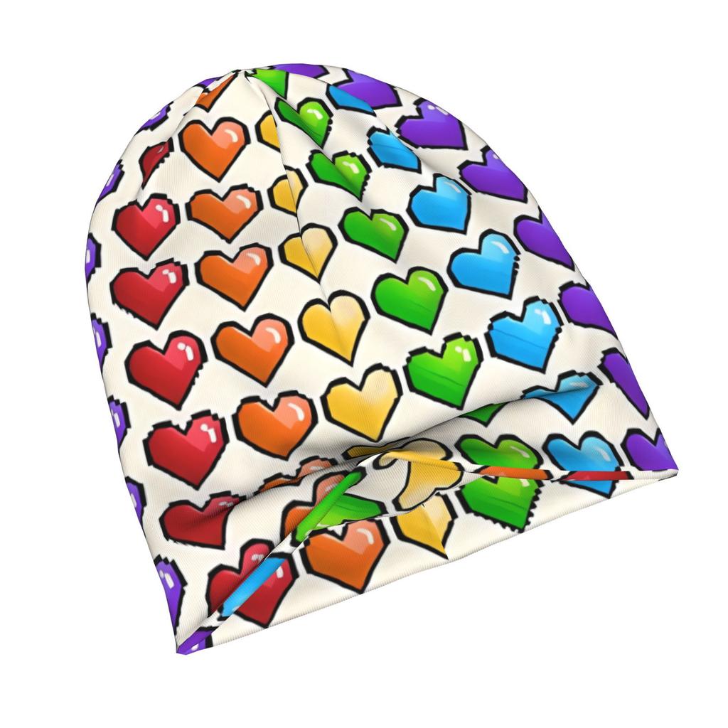 2D Flat Printing Pride Urban-Inspired Adult Beanie Fits Well with Layered Looks Morning Coffee Walks Or Creative Spaces with Artistic Vibes